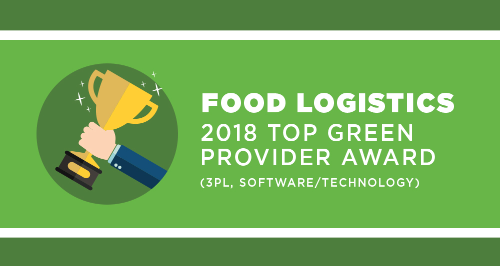 Food Logistics Top Green Provider 2018 award winner
