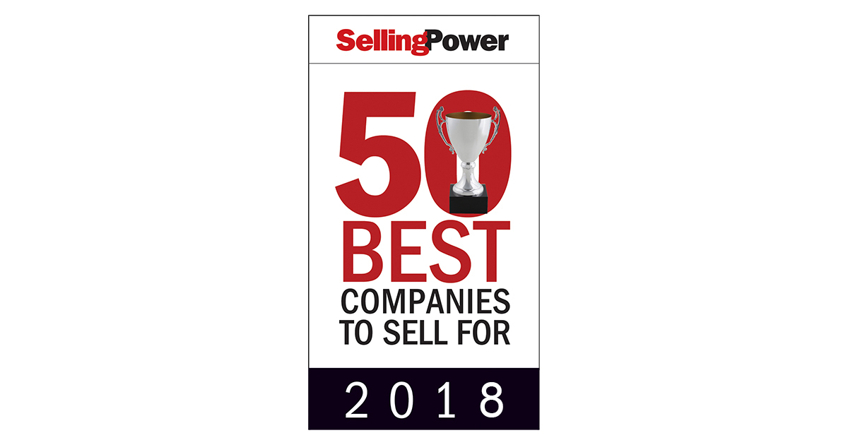 Selling Power 2018 50 Best Companies to Sell For