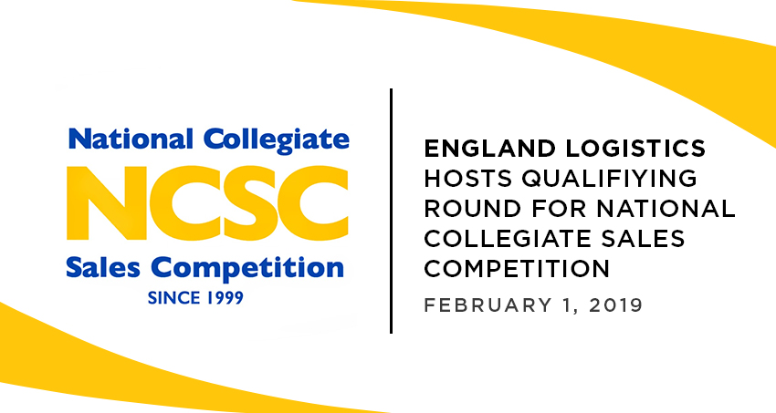 england logistics hosts qualifying round for national collegiate sales competition