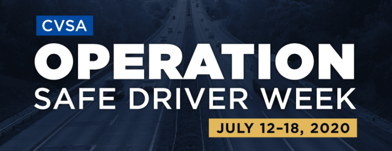 CVSA Operation Safe Driver Week 2020