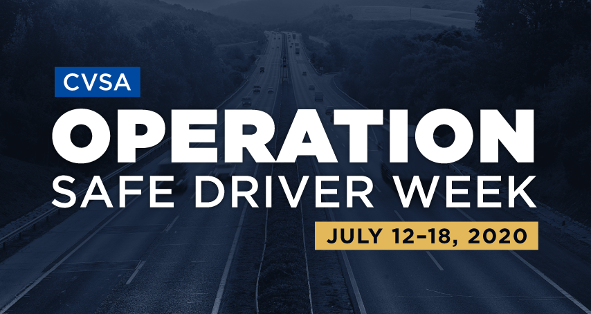 CVSA Operation Safe Driver Week 2020