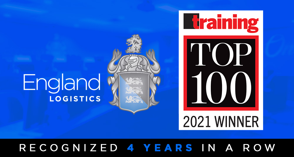 England Logistics Top 100 2021 winner from training magazine