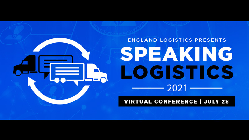Logo for Speaking Logistics virtual conference 2021